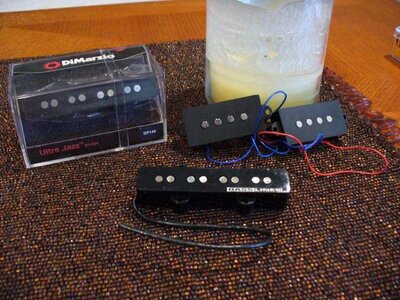 BRAND New D'Marzio Ultra's and Basslines STK Pickups.