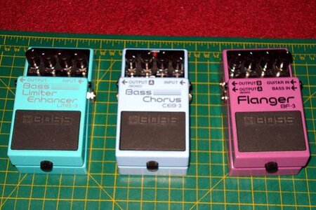 Boss pedals for sale:  Flanger, Chorus, Limiter