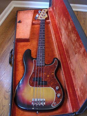 1963 Fender Precision - Sunburst P Bass