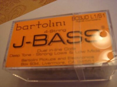 F/S BRAND NEW BARTOLINI 9CBJD DUAL HAM CANCELLING PICK UP 4 STRING BASS