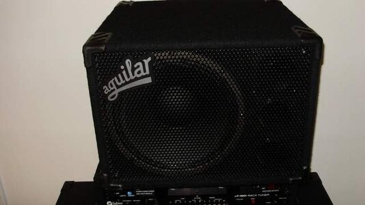 Aguilar GS112 Bass Cabinets and Aguilar GS112 Covers (2)