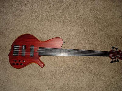 CB bass /  SCB 5 string fretless