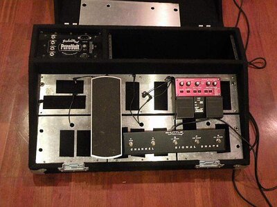 Powered Pedal pad board/case