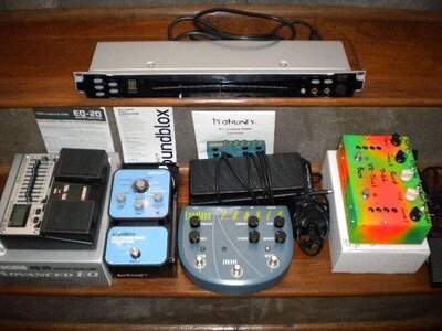 Rackmount Tuner and Great Pedals for Sale!