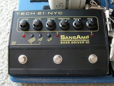 FS: Tech 21 Sansamp Programmable Bass Driver DI