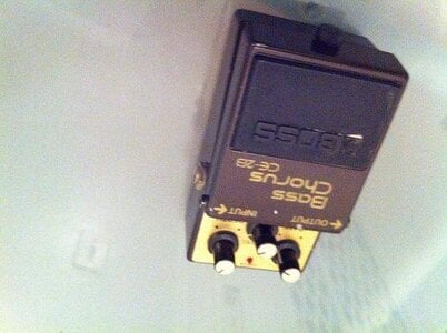 sansamp BDDI, Ibanez AD9, Boss Chorus CE2B