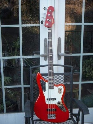 FS: Fender CIJ Red Jaguar Bass