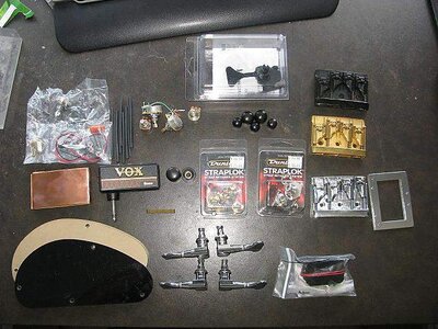 Parts - EMG, Delano, Schaller, Gotoh, knobs, covers, etc etc