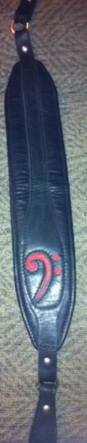 Eyeland Leather bass strap (Xtra Clef)