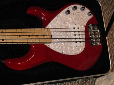 05 Musicman SR5 Trans Red, Maple