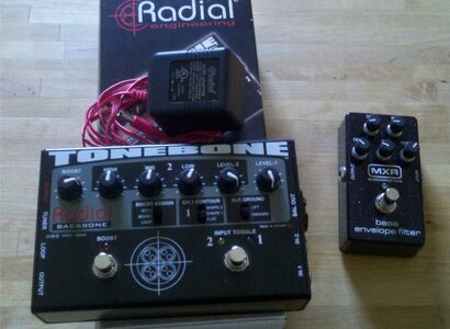 FS: MXR Envelope Filter and Radial BassBone