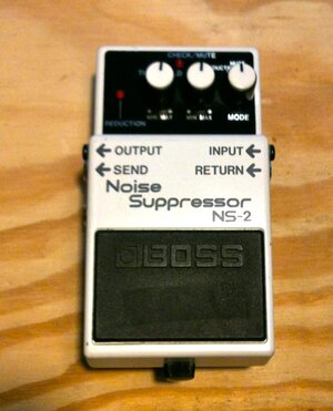 Boss NS-2 and EH Bass Big Muff