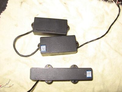 F/S - Seymour Duncan P&J pups w/ dip switches