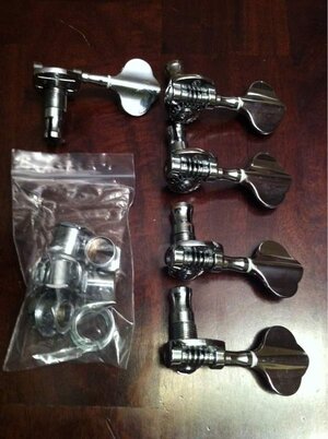 5 String Chrome Tuners 4+1