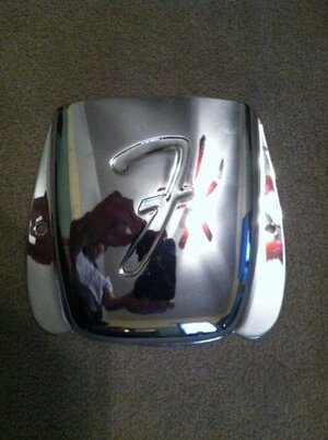 Fender "F" Jazz Chrome bridge ashtray