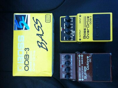 Boss super octave oc3 and Boss overdrive ODB3