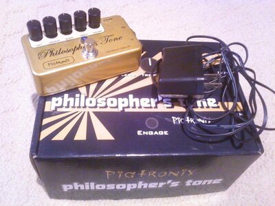 Pigtronix Philosopher's Tone Germanium Gold LTD. and Boss TU-2 Chromatic Tuner