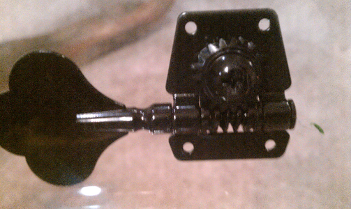 Black Open Gear Tuners