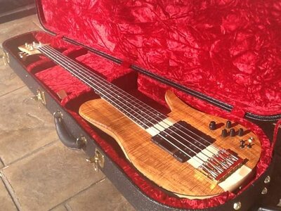 2012 Fodera Imperial 5: Koa Flame