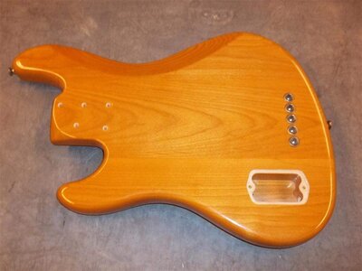 FS 2007 Fender American Deluxe Jazz V 5 BODY - AMBER