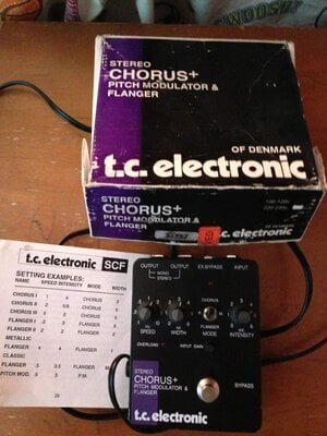 TC Electronics Stereo Chorus Flanger Pitch Modulator Pedal