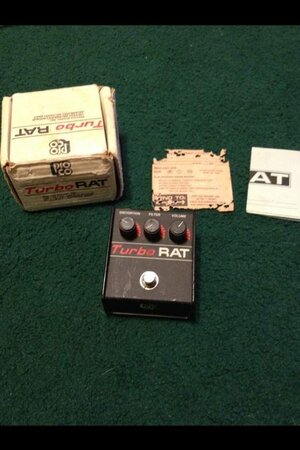 Turbo Rat, Fender Sublime and MXR 10 band EQ