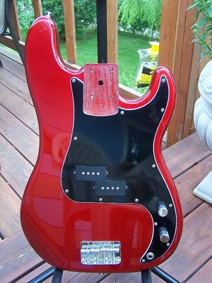 FS: Squire P Bass Body / Loaded