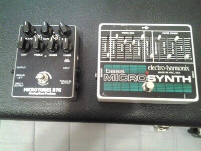 FS/ft Darkglass B7K, EHX MicroSynth