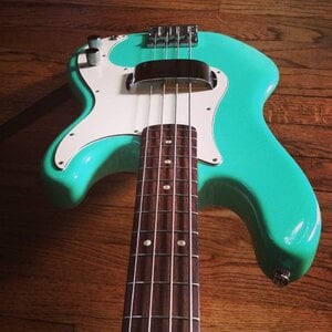 Fender/Warmoth Seafoam P Bass w/Fralin