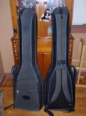 FS : 2 Reunion Blues Continental  Exoskeletal Gig Bags