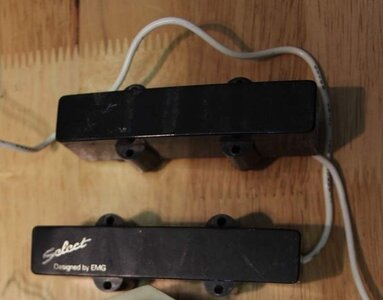 EMG Select 5 string Jazz pickups