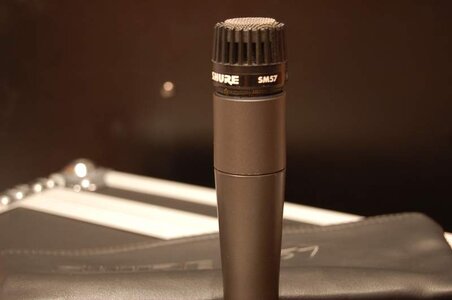 Shure Beta SM58A and SM57