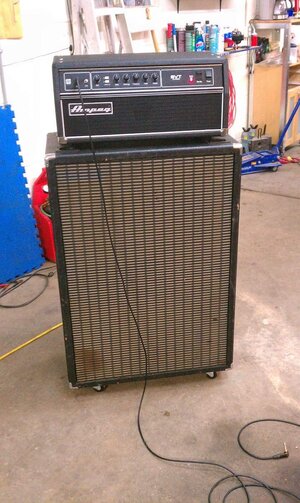 FS/FT: Vintage Yamaha 2x15 Cab w/ New Speakers