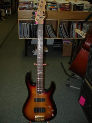 FS:ESP LTD 5 string bass, EMG, 18v, 34" scale - $450