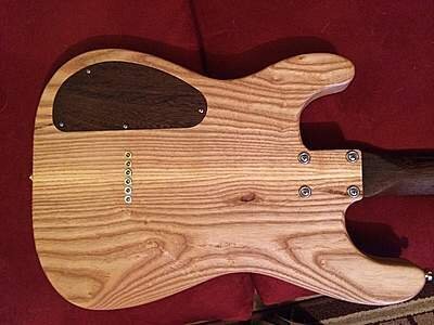 CUSTOM WENGE AND ASH STRAT BODY