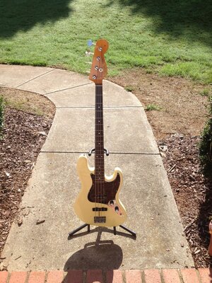 1996 Fender American Vintage 62 Jazz Bass. 50th Anniversary. Closet Queen!