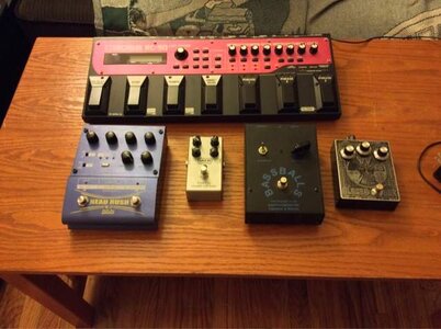 Boss rc-50 looper $175,  russian bassballs $70