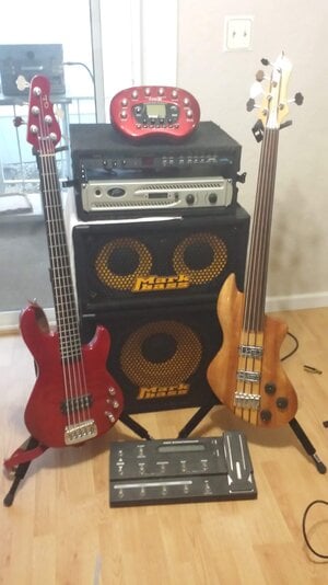 Lace Helix NT 5 string fretless $500