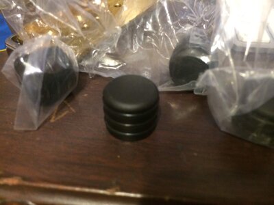 4 hipshot o-ring knobs black