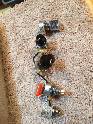 Jazz bass and Precision bass wiring harnesses