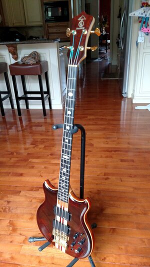 Alembic Stanley Clarke Signature Deluxe, 2004, Cocobolo, LED's