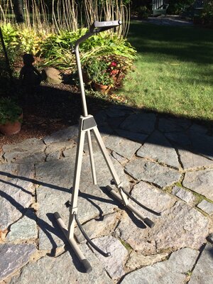 Used Ingles Double Bass Stand with Bow Holder