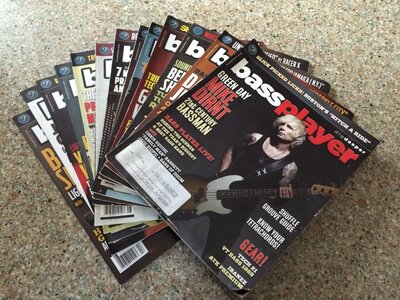 Every 2013 Issue of Bass Player Magazine