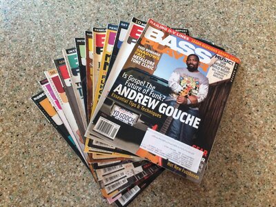 Every 2010 Issue of Bass Player Magazine - $35 Shipped!