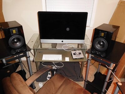 Home Studio Rig (Apple iMac | Adam A7X Monitors | Apollo Twin Duo + UAD-2 Plugins)