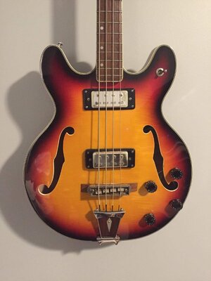 Univox Hollowbody Bass Matsumoko Japan