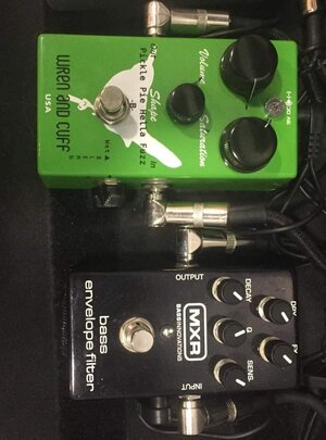 MXR Bass Envelope Filter & Wren & cuff pickle pie Fuzz