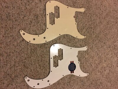 Fender P bass pickguards