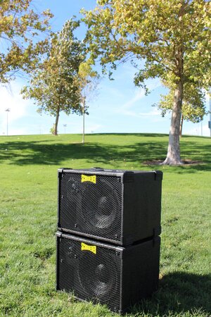 Schroeder 12 PL Bass cabinet stack