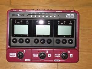 Zoom B3 Multi Effect Pedal Preamp broken potentiometer $75 OBO